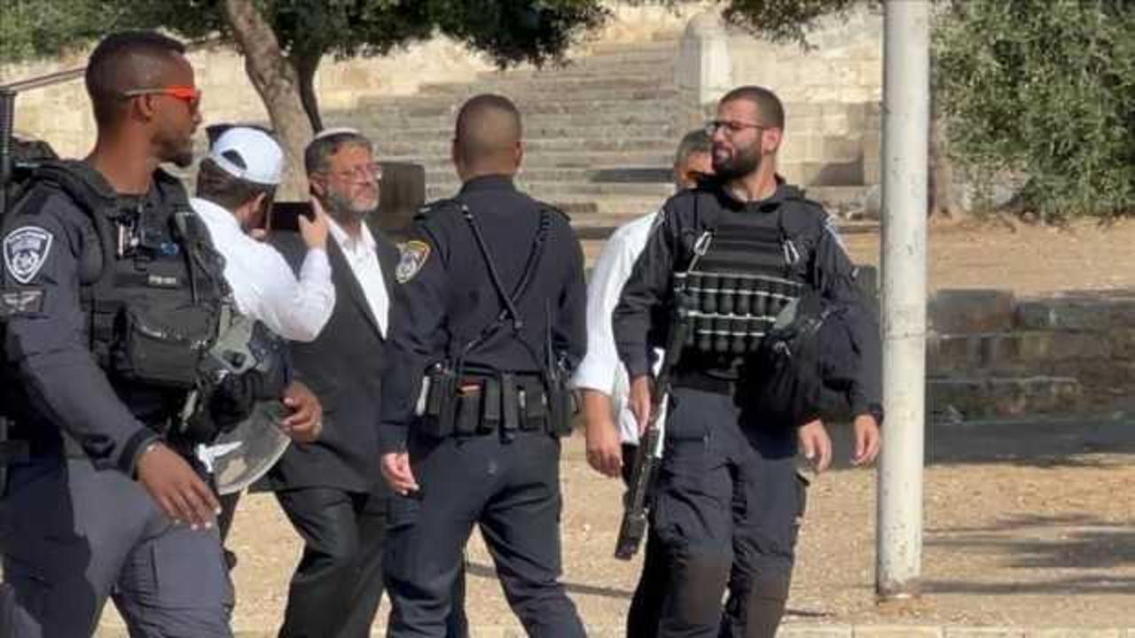 İsrailli Bakan'dan Mescid-i Aksa'ya baskın: T&uuml;rkiye'den tepki