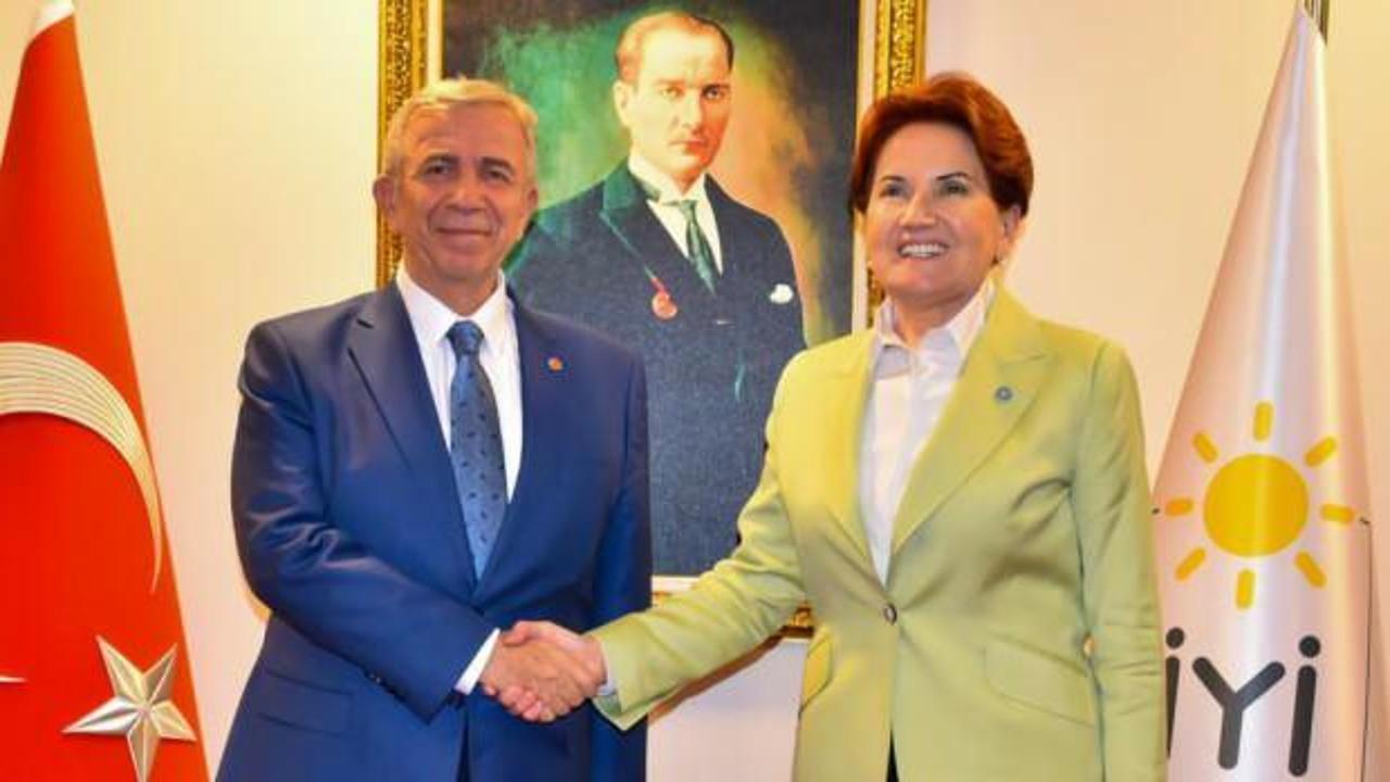 İYİ Parti Genel Başkanı Akşener, Mansur Yavaş ile g&ouml;r&uuml;şt&uuml;