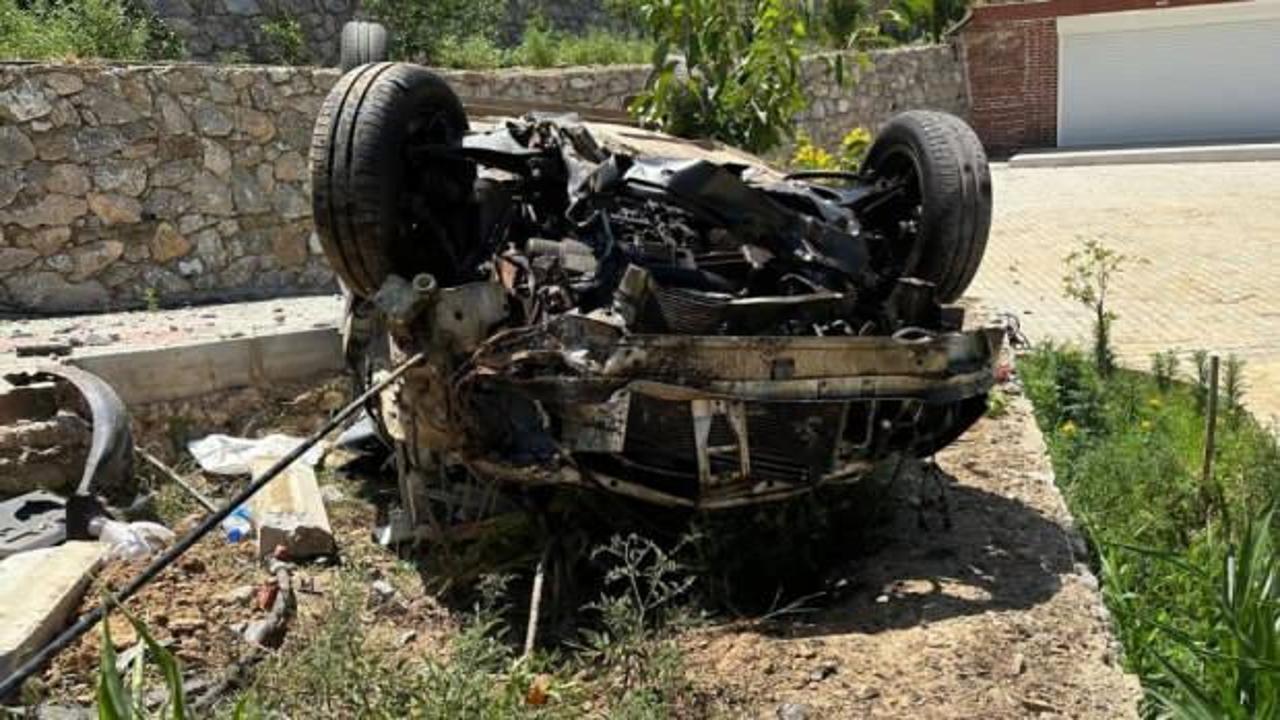 K&ouml;peğe &ccedil;arpmamak i&ccedil;in metrelerce y&uuml;ksekten u&ccedil;tu