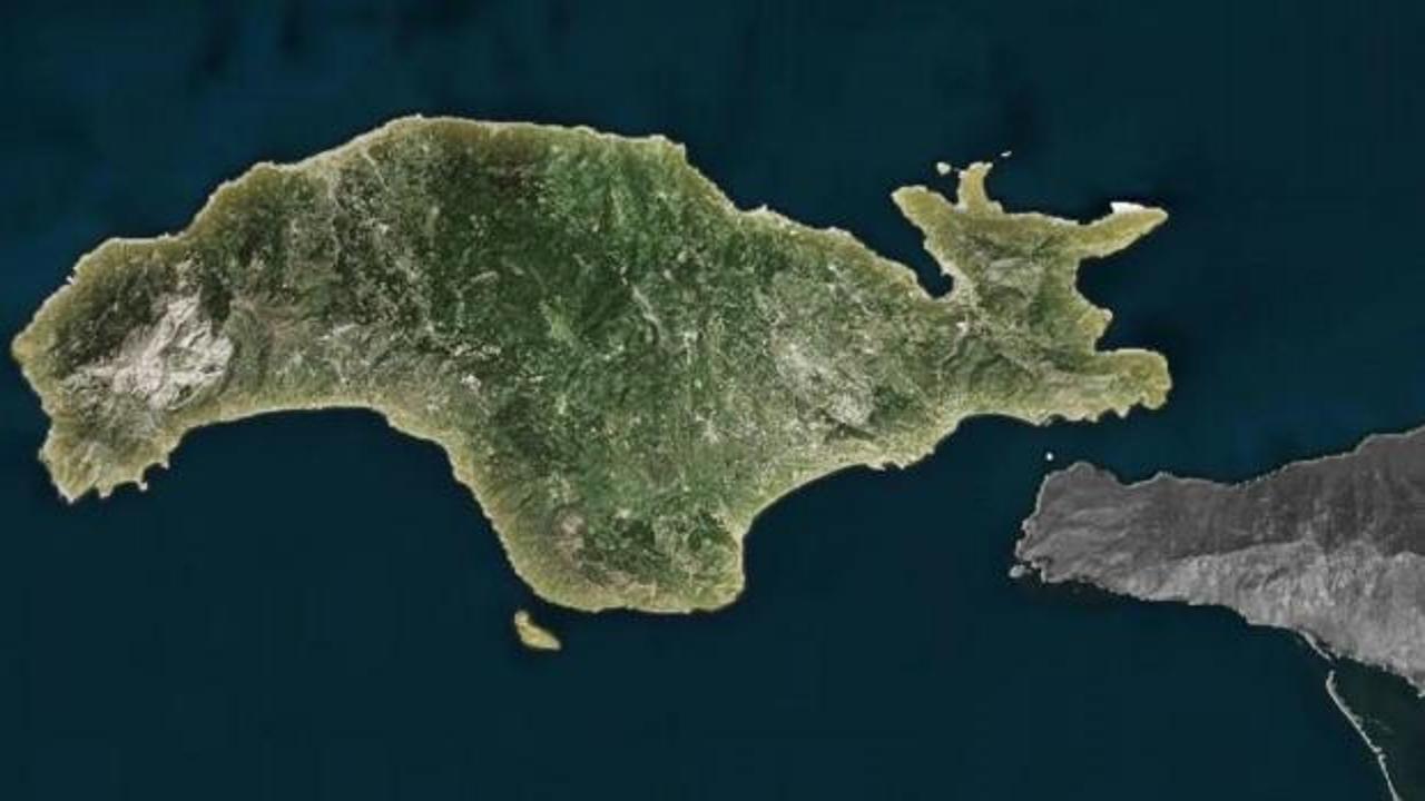 Susam Adası'nda Türk şirkete ait helikopter düştü
