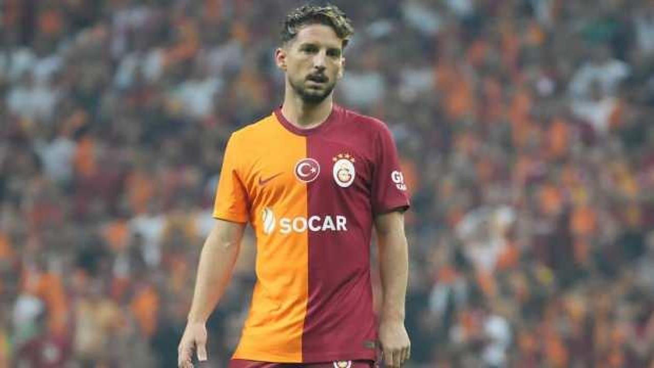 Galatasaray'da Dries Mertens'ten ayrılık açıklaması