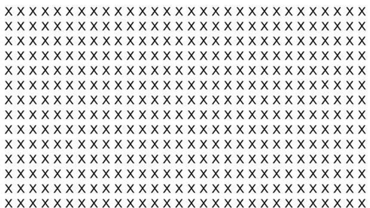 Görsel zekasına güvenenler ekran başına: X’lerin arasına gizlenmiş 5 Y’yi 7 saniyede bulun!