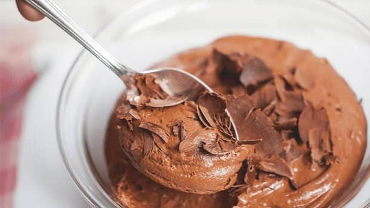 2 malzemeli çikolatalı mousse tarifi, nasıl yapılır?