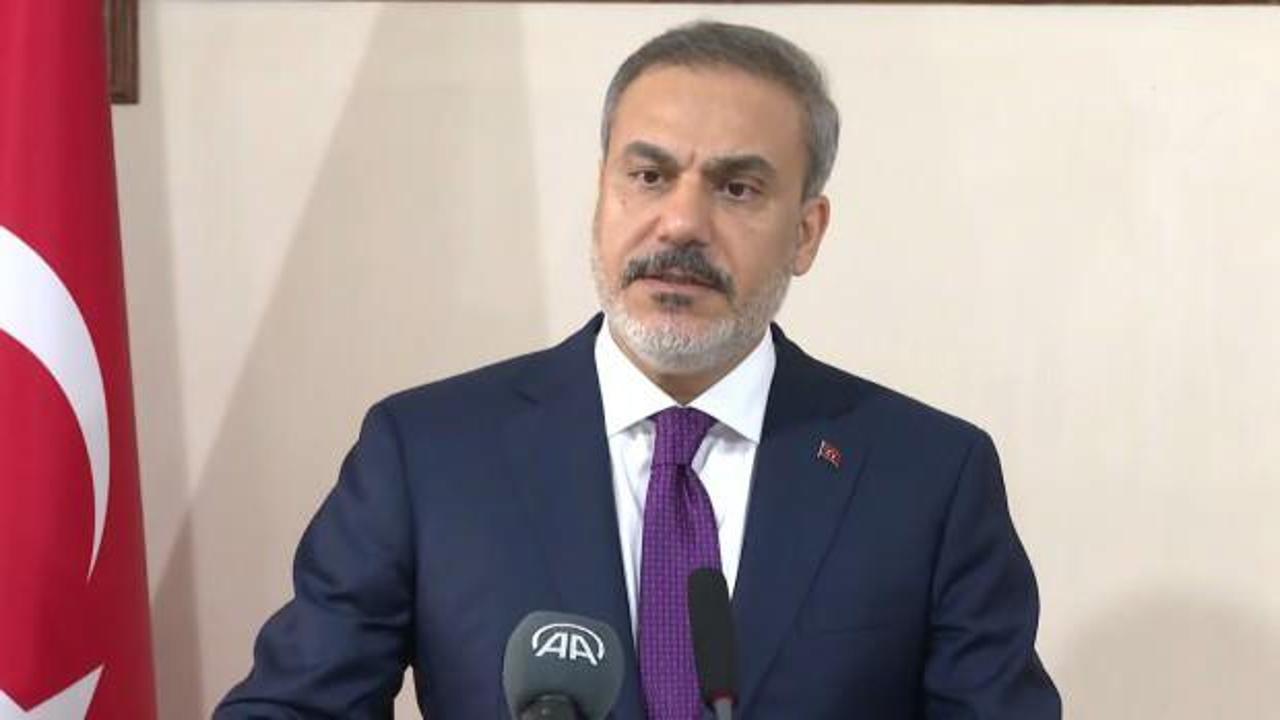 Bakan Fidan'dan önemli açıklamaları!