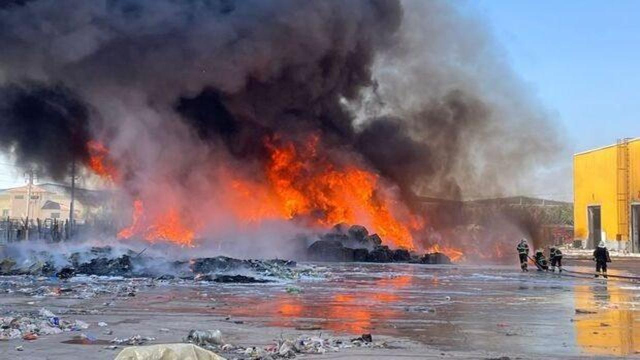Aksaray'da OSB'de yangın!