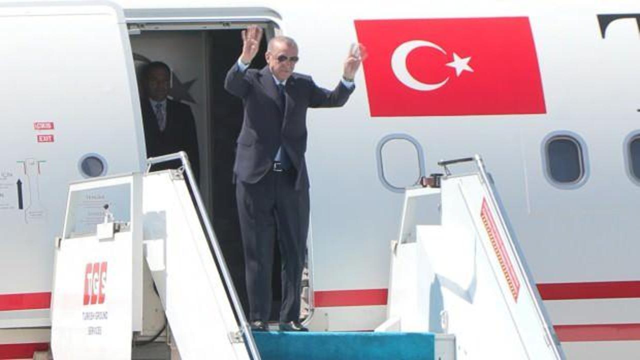 Başkan Erdoğan, Macaristan'a gitti!