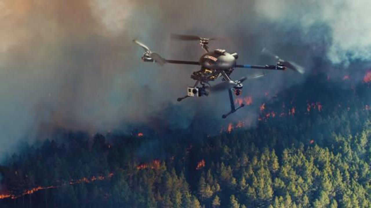 Bilgi Üniversitesi öğrencilerinden 'yangın söndürme drone'u!