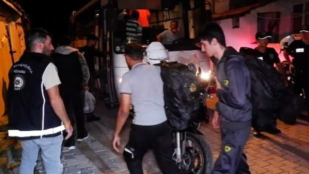 Kaçak göçmen operasyonu: 111 göçmen yakalandı