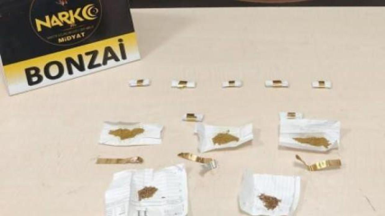 Mardin’de uyuşturucu operasyonu! Torbacılar bonzai paketleriyle yakalandı