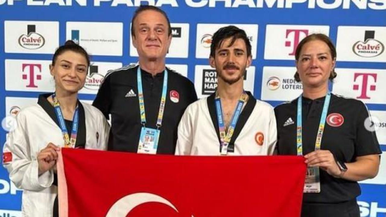 Para Taekwondocular Avrupa'yı fethetti