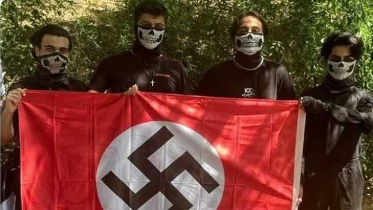 İstanbul'da bir garip 'Nazi' vakası: Dalga konusu oldular!