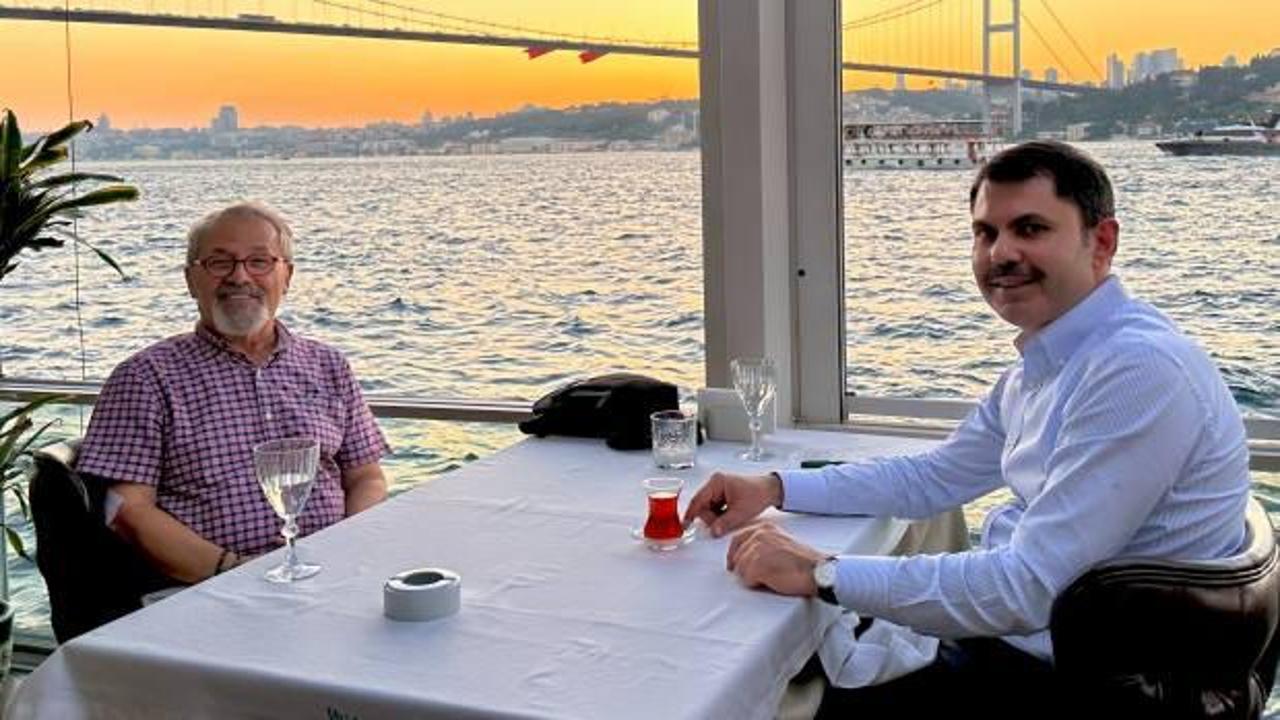 Murat Kurum ile deprem uzmanı Naci Görür İstanbul'da bir araya geldi!