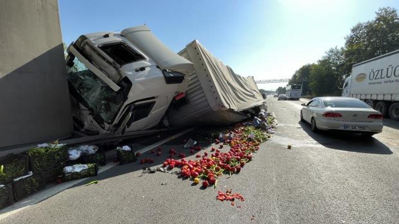 Anadolu Otoyolu'nda zincirleme trafik kazası ulaşımı aksattı