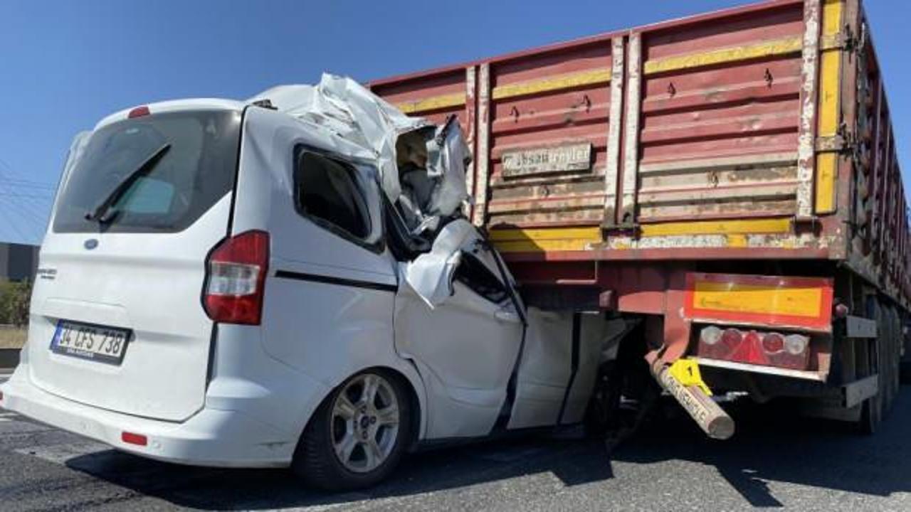 Tekirdağ'da feci kaza ve g&ouml;zyaşı: 1 &ouml;l&uuml;, 1 yaralı