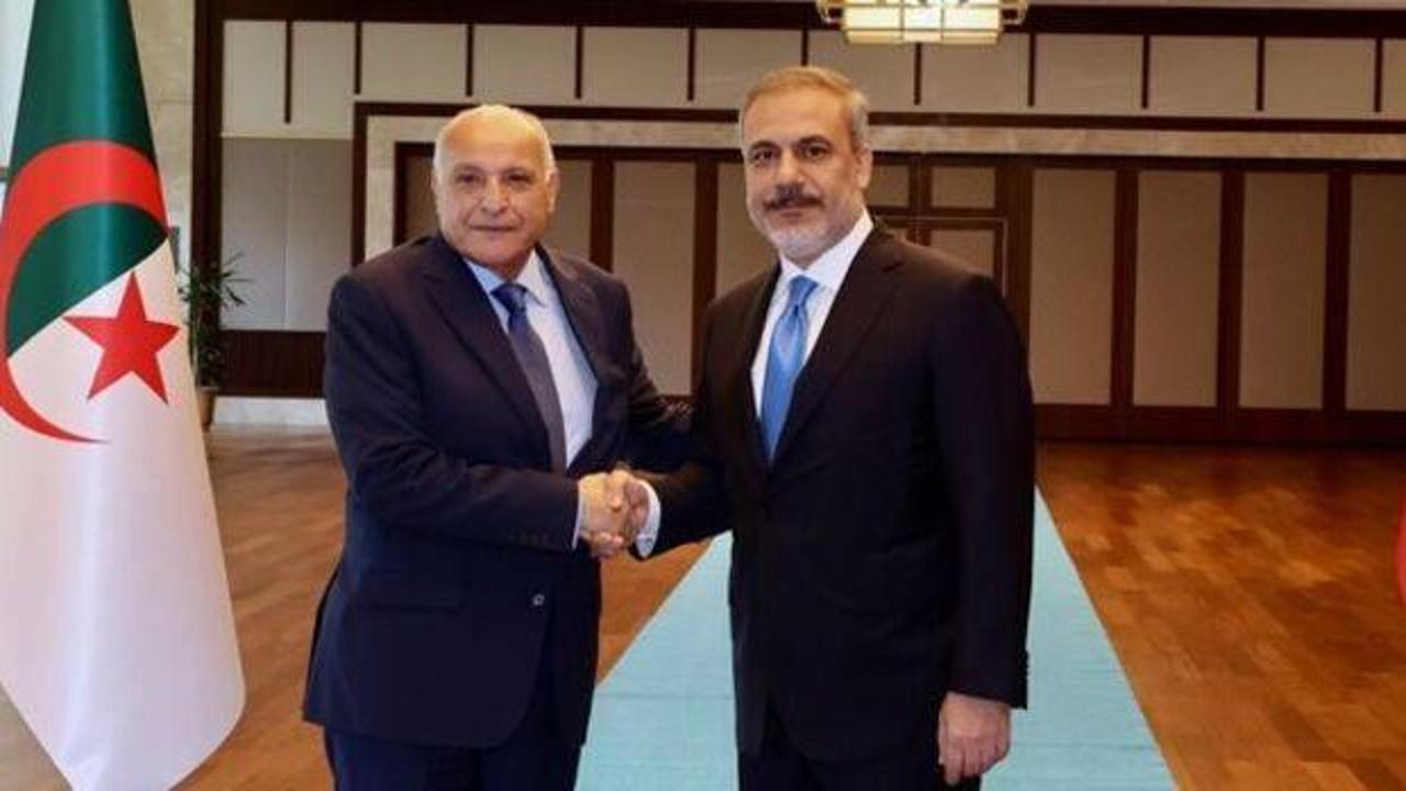 Dışişleri Bakanı Fidan, Cezayirli mevkidaşı ile görüştü