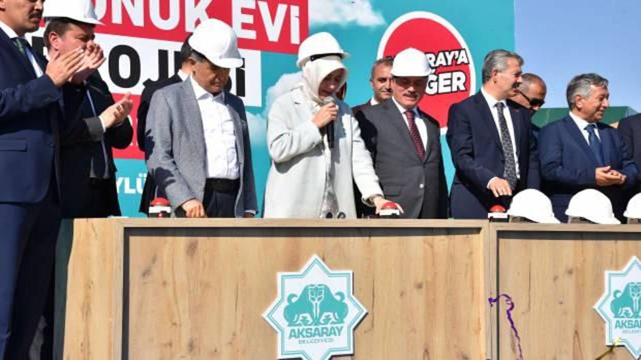 Aksaray Belediyesi Hasta Yakını Konukevi ve Külliyesi'nin temeli atıldı