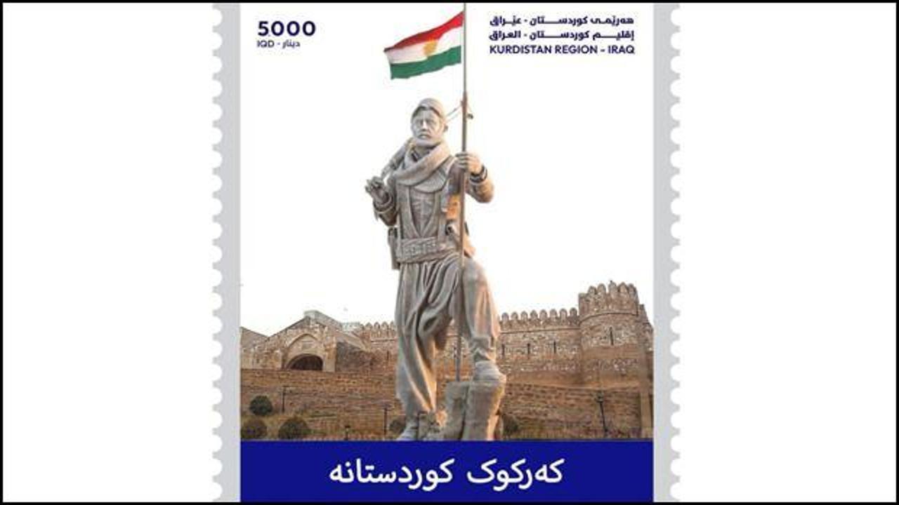 IKBY "Kerkük Kürdistan'dır" yazılı pul bastırdı