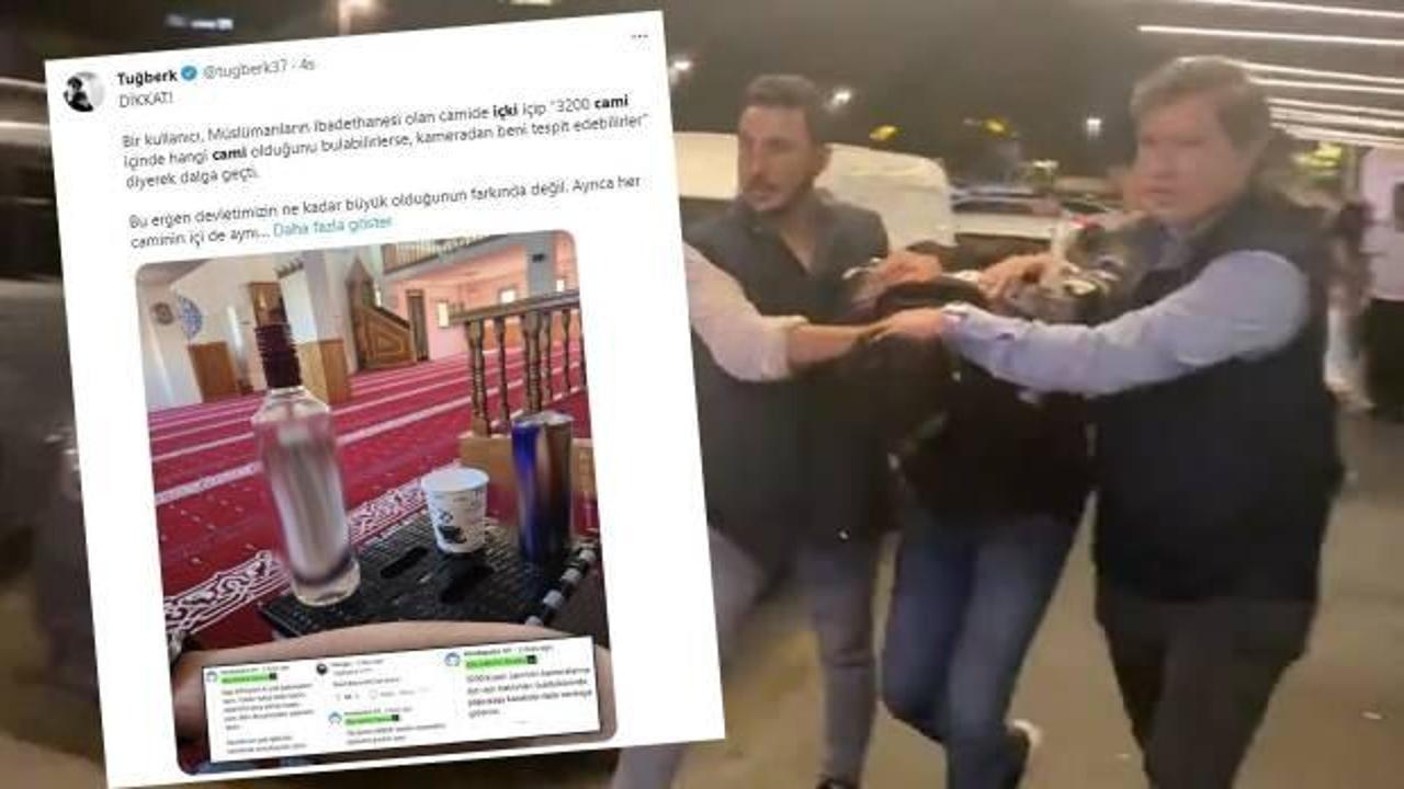 Camide i&ccedil;ki i&ccedil;en şahsın ilk ifadesi: Y&uuml;ksek alkol&uuml;n etkisiyle yaptım. Ben ateistim