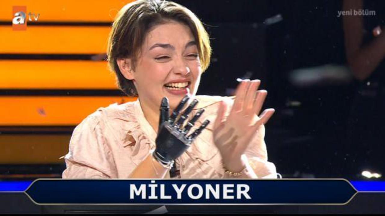 Kim Milyoner Olmak İster'de 1 milyon lira kazanan Rabia Göğercin köyünün gururu oldu