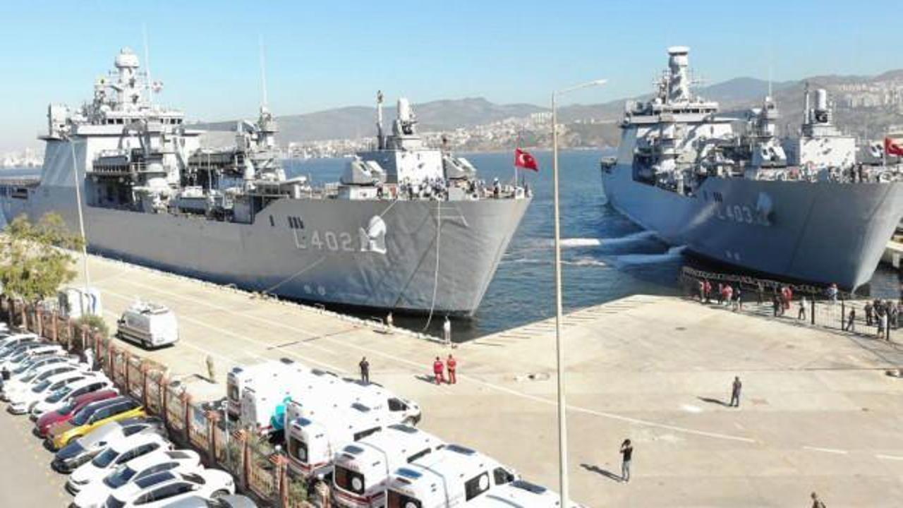 MSB: Deniz Kuvvetlerimizin TCG Sancaktar ve TCG Bayraktar Gemileri Libya’ya Ulaştı