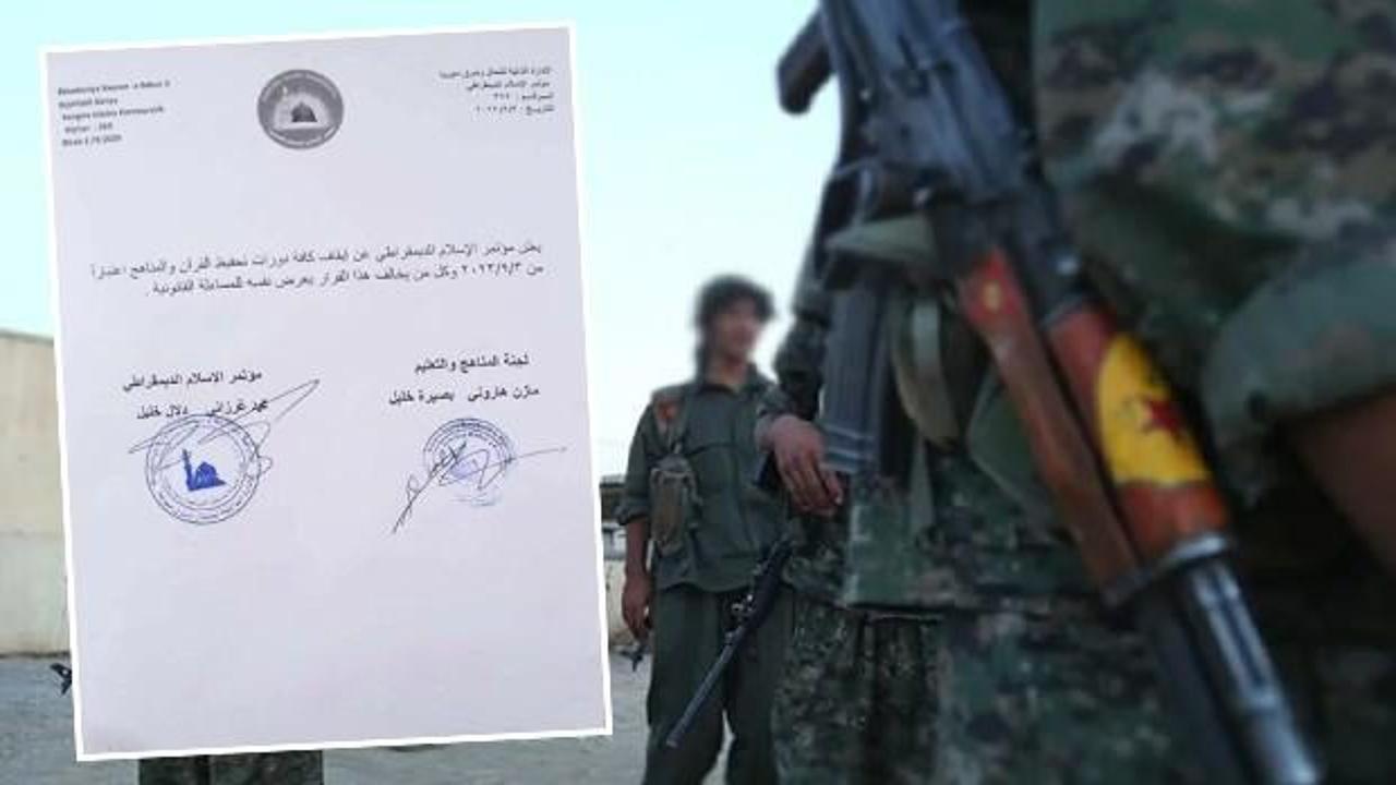 PKK, işgal ettiği bölgelerde Kur'an eğitimini yasakladı
