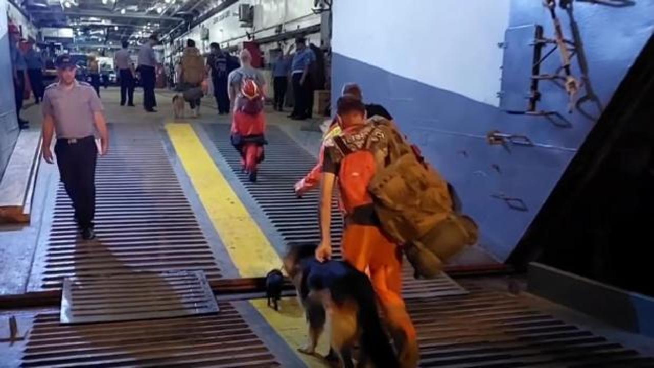 TCG Osmangazi gemisi de Libya'ya doğru yola &ccedil;ıktı