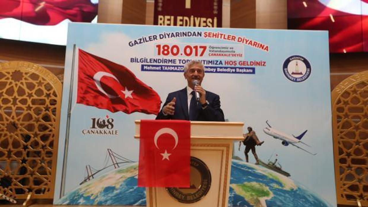 Başkan Tahmazoğlu: Gazi torunları Çanakkale destanını yerinde yaşıyor