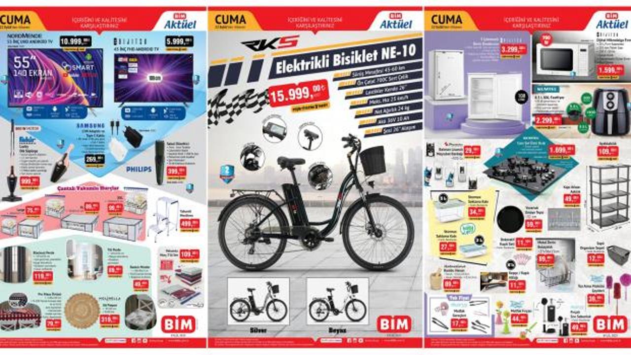 BİM 22 Eylül 2023 Aktüel Kataloğu Yayınlandı! RKS Elektrikli Bisiklet, Samsung Adaptör, Fastfryer...