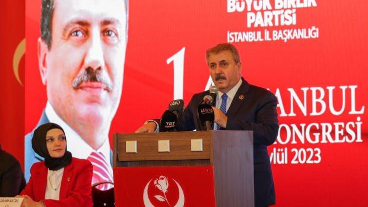 BBP Genel Başkanı Destici: Yerel se&ccedil;imlerde sı&ccedil;rama yapacağız