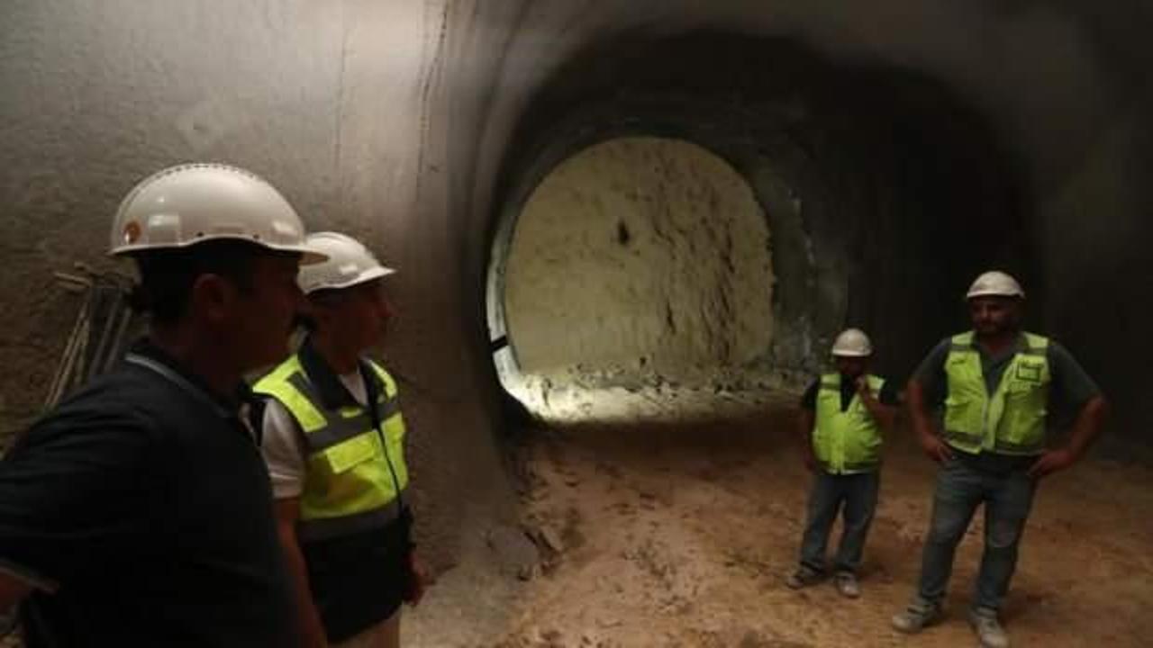 Tahmazoğlu: “Tünel çalışmamızda bin 453 metredeyiz”