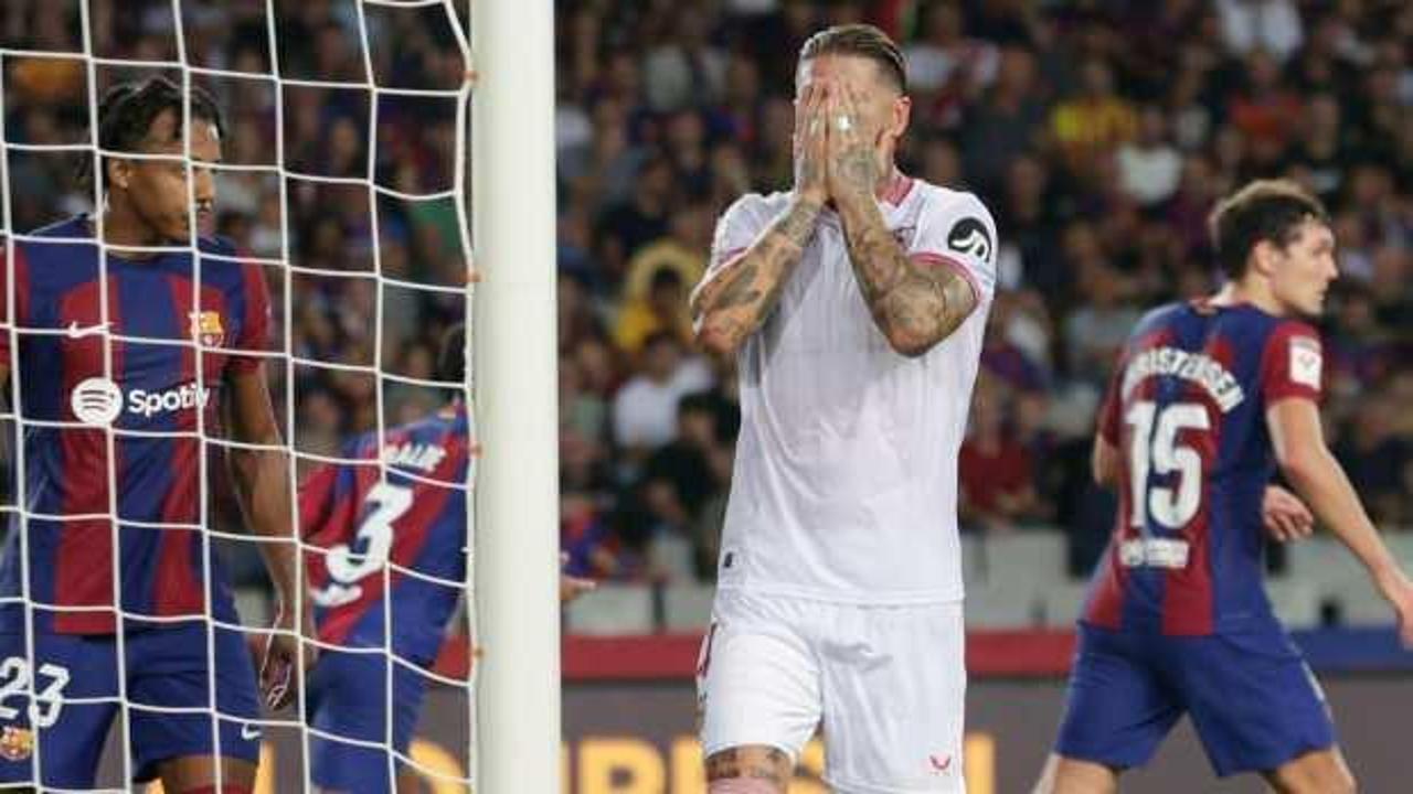 Barcelona Ramos'un golüyle kazandı! Sevilla ile ilişkiler kesildi