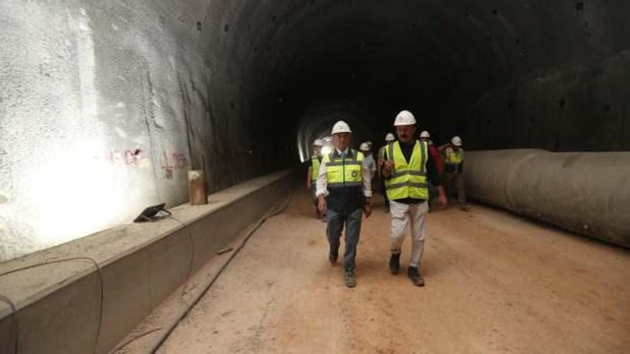 Başkan Tahmazoğlu: Tünel çalışmasında 30 bin kamyon hafriyat çıkarıyoruz