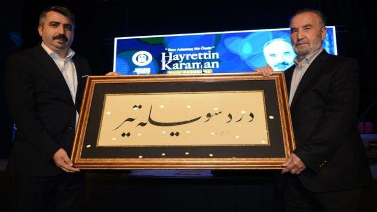 Bursa'da, Prof. Dr. Hayrettin Karaman'a vefa programı!