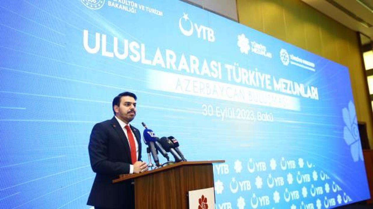 D&uuml;nyanın farklı &uuml;lkelerinden T&uuml;rkiye mezunları Bak&uuml;'de buluştu