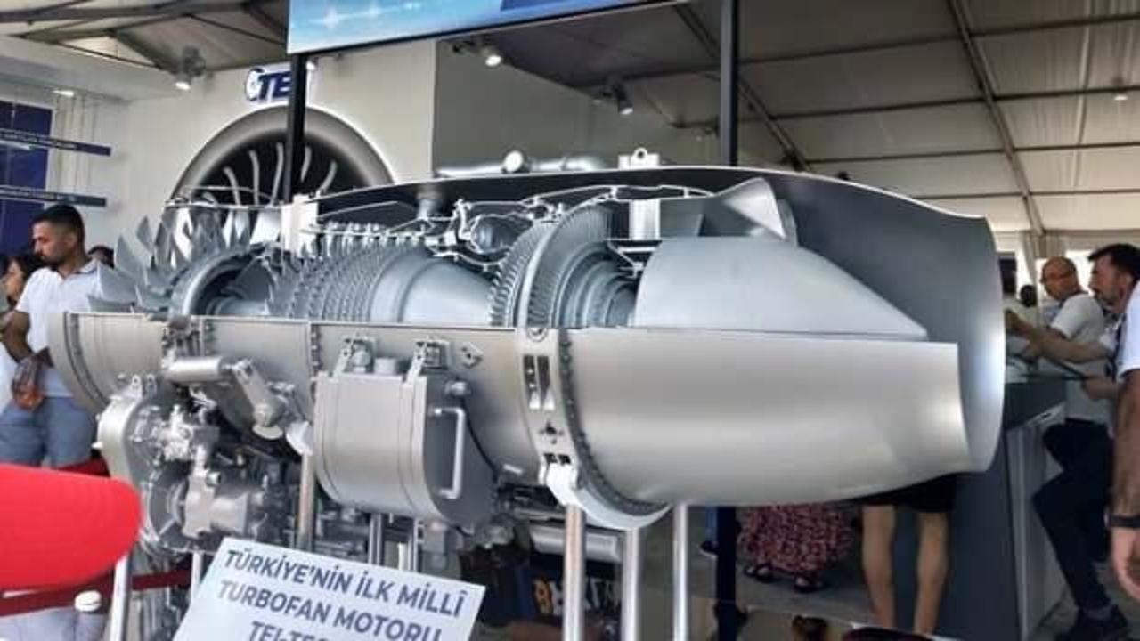 Türkiye'nin milli uçak motoru vitrine çıktı