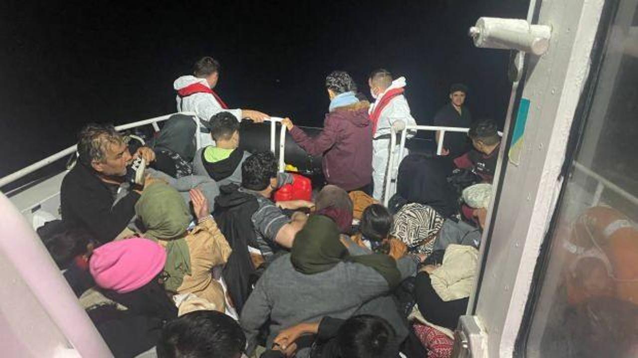 Yunan ölüme terk etti: 40 kaçak göçmen kurtarıldı