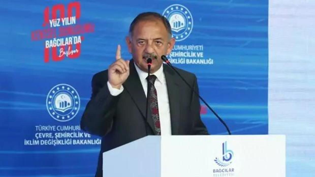 Bakan Özhaseki: Kentsel dönüşüme mani olanları bertaraf etmeye çalışıyoruz