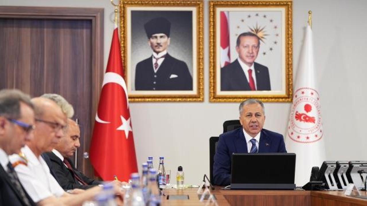 Bakan Yerlikaya başkanlığında kritik toplantı