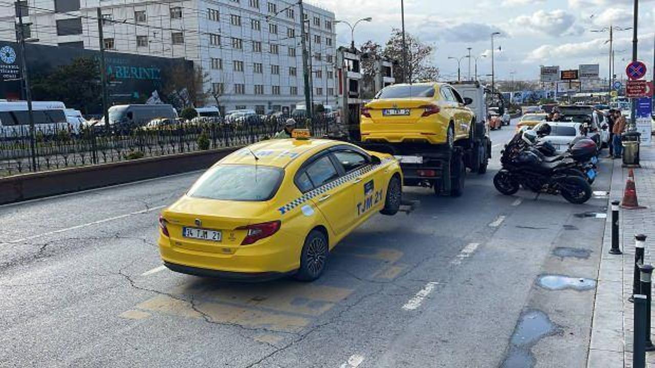 İstanbul'da trafik denetimi! Yolcudan fazla ücret isteyen taksicilere ceza kesildi