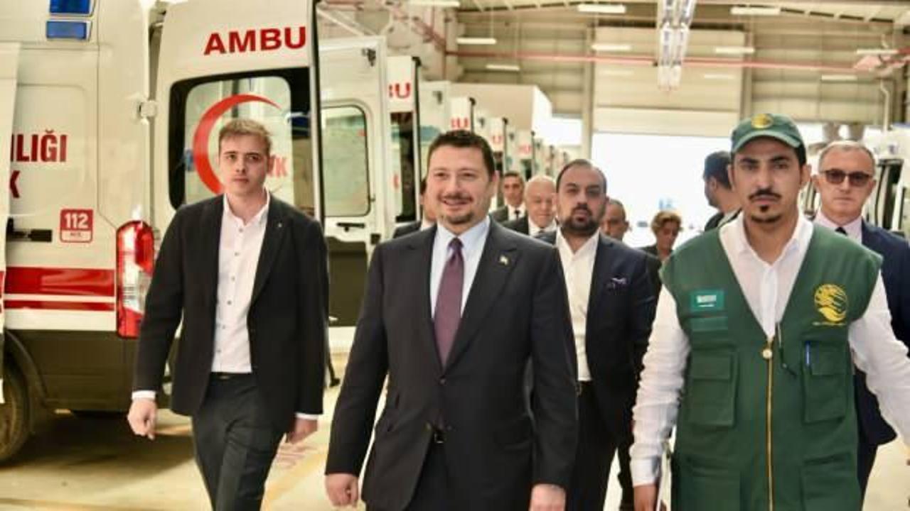 Suudi Arabistan, T&uuml;rkiye'ye 20 ambulans hibe etti