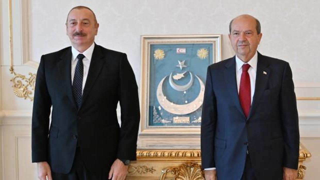 Aliyev'le Ersin Tatar, Bakü'de görüştü