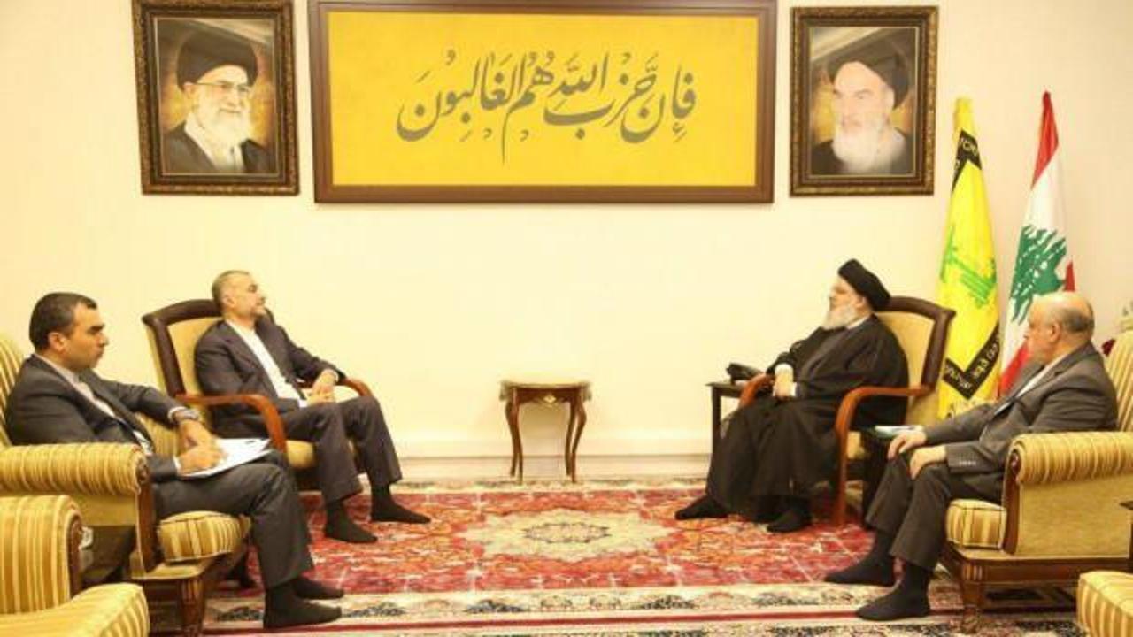 İranlı Bakan, Nasrallah'la Gazze'yi görüştü