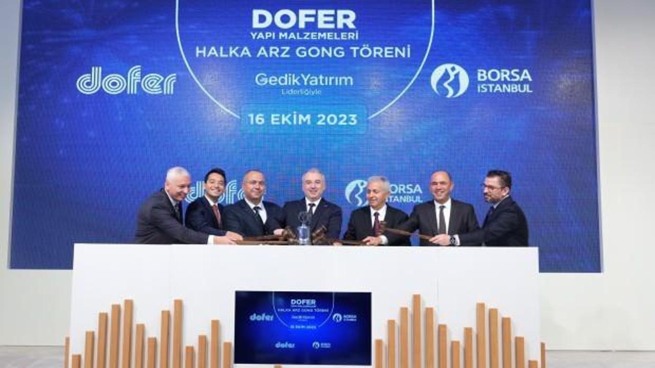Borsa İstanbul’da gong Dofer Yapı için çaldı