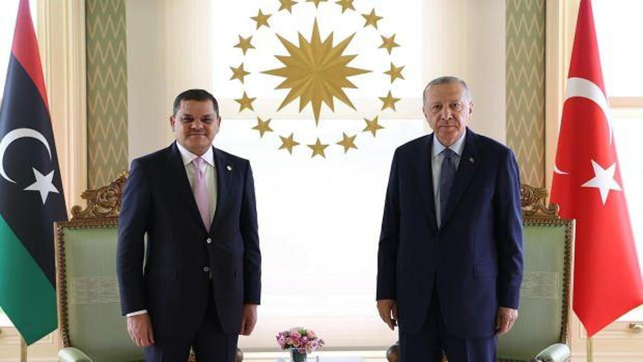 Cumhurbaşkanı Erdoğan, Dibeybe'yi kabul etti