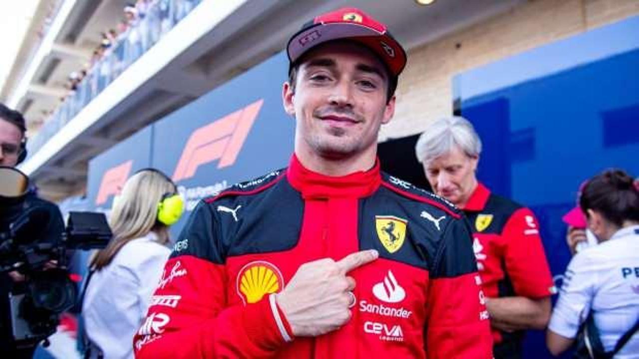 F1 ABD Grand Prix'sinde pole pozisyonu Leclerc'in
