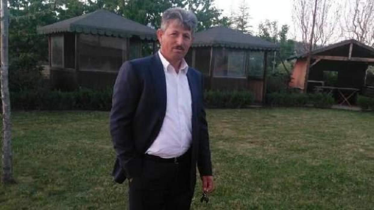 Ormanda odun keserken &ouml;ld&uuml;r&uuml;ld&uuml;