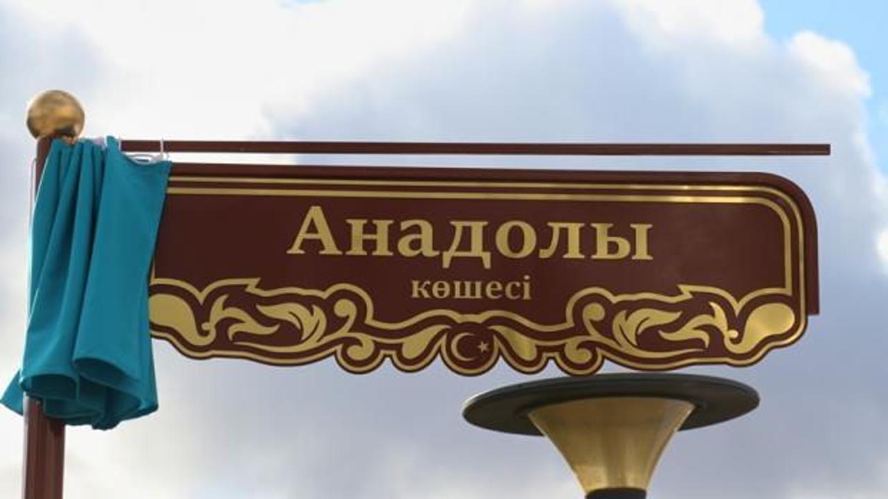 Astana'da bir caddeye "Anadolu" ismi verildi