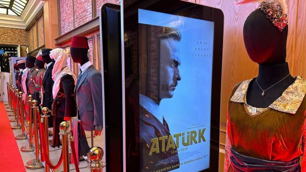 Atat&uuml;rk filminin galası yapıldı! İynemli: 15 dakika kendime gelemedim