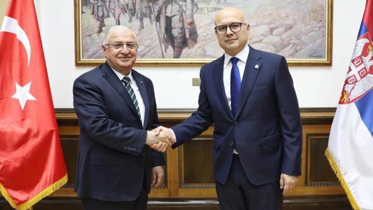 Bakan G&uuml;ler, Sırbistanlı mevkidaşı ile g&ouml;r&uuml;şt&uuml;