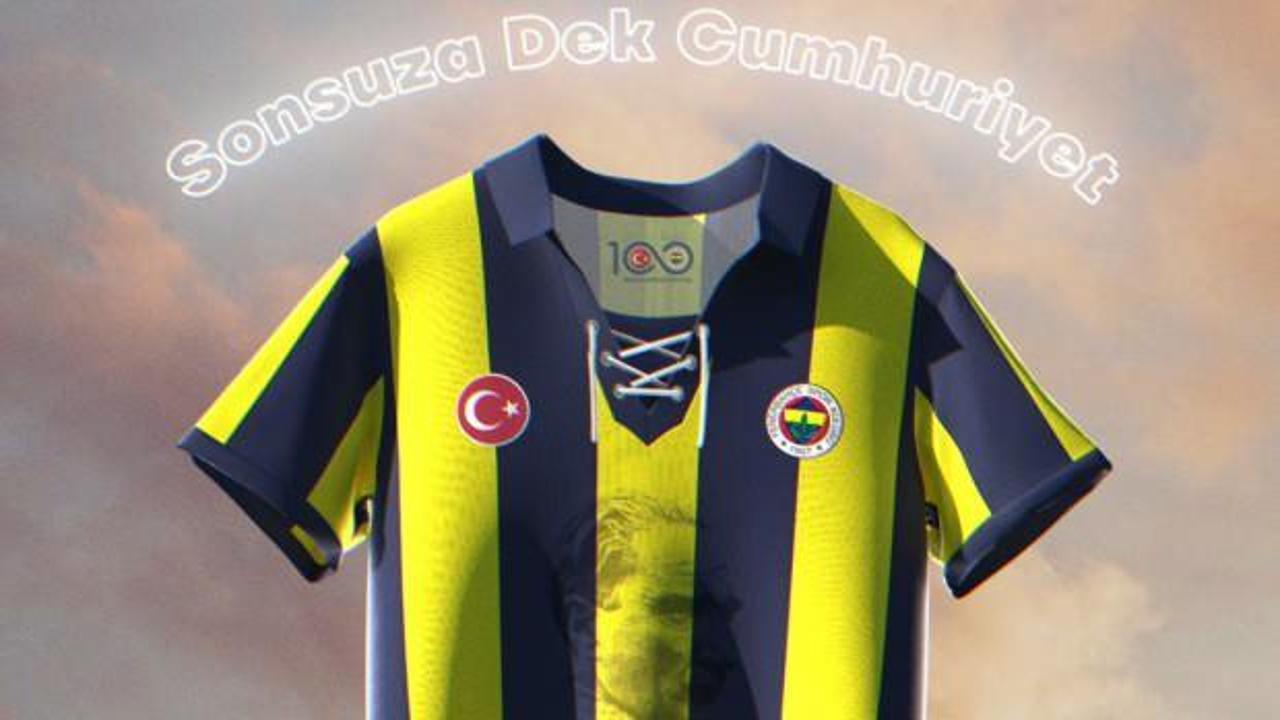 Fenerbahçe'den, Cumhuriyet'in 100. yılına özel forma!